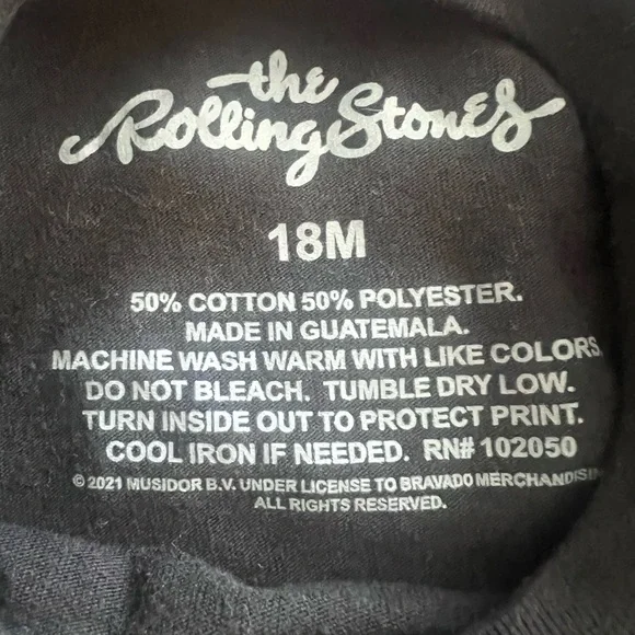 Rolling Stones Black Graphic Tee - Picture 5 of 5